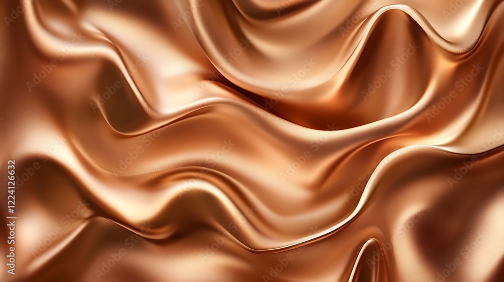 Abstract Gold Draped Fabric Soft Waves Texture Abstract Gold Draped Fabric Soft Waves Texture