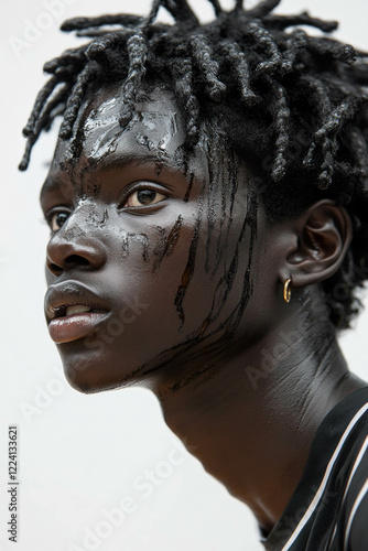 Athlete On A White Background