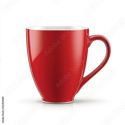 Red Mug Isolated