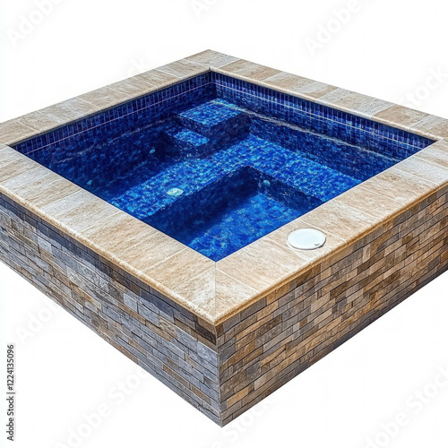 Swimming Pool Isolated