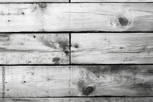 White Wood Plank Background