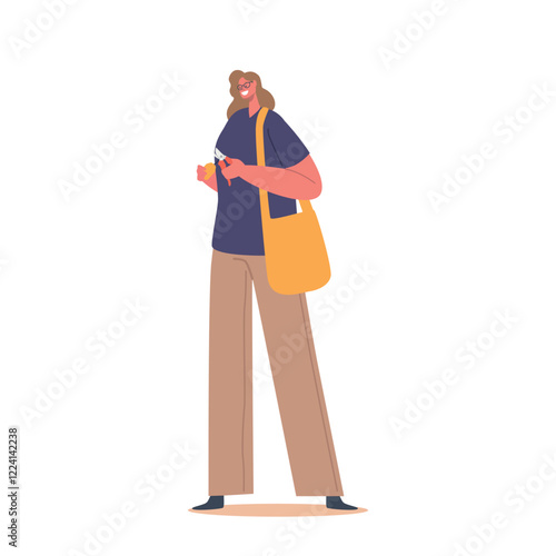 Woman Stands Confidently With Cutters Tool In Hand, Ready To Tackle Any Project That Comes Her Way With Skill