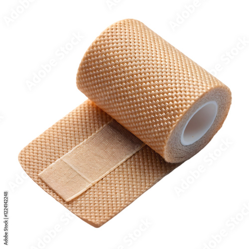 medical adhesive bandage isolated on white background