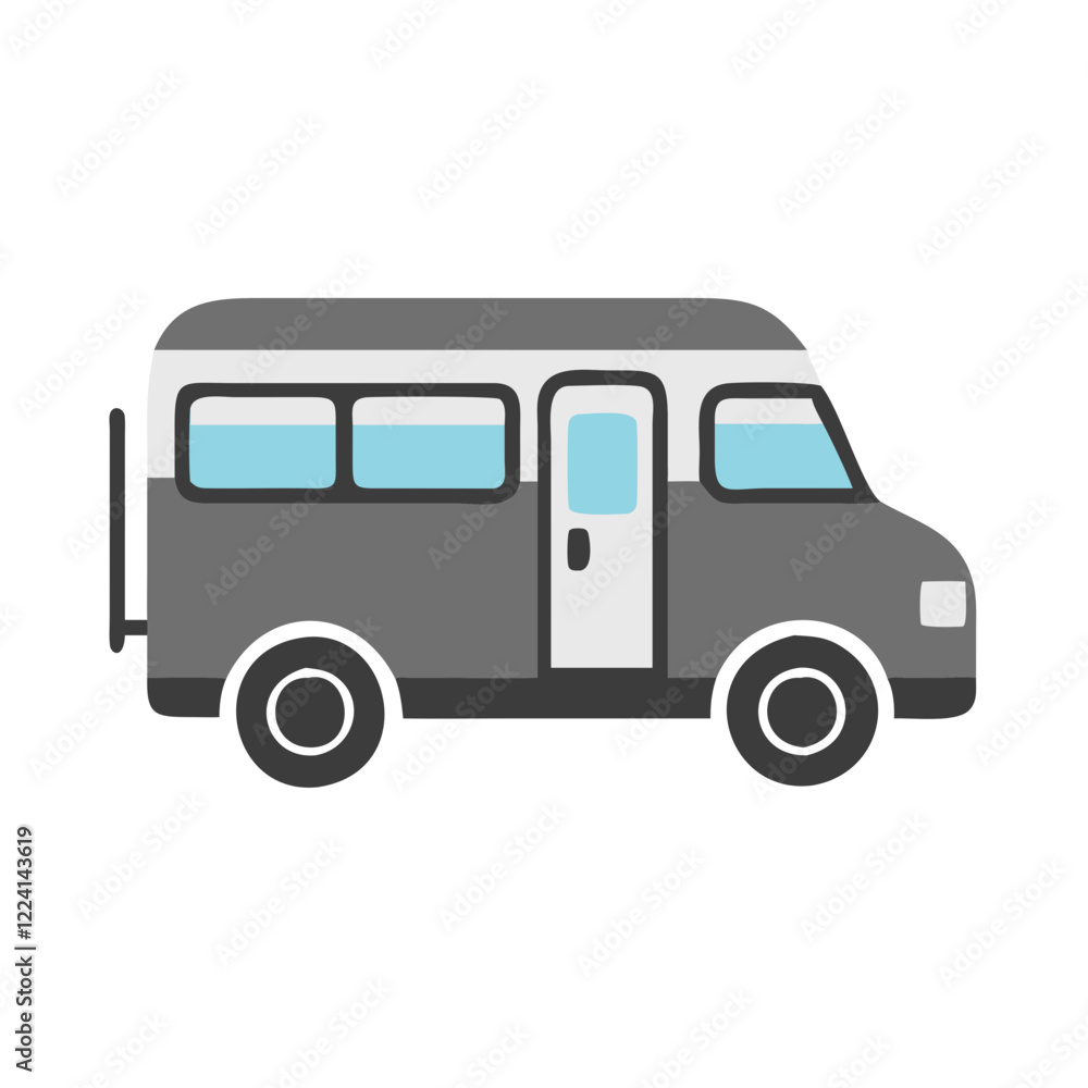 camper van icon design camper van icon design