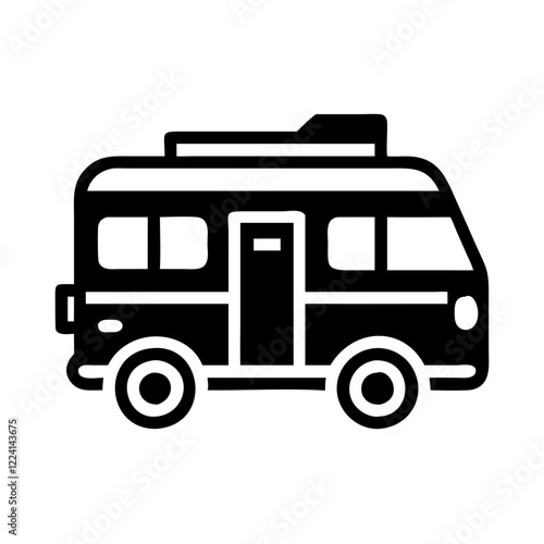 camper van icon design