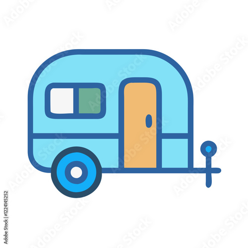 caravan icon design