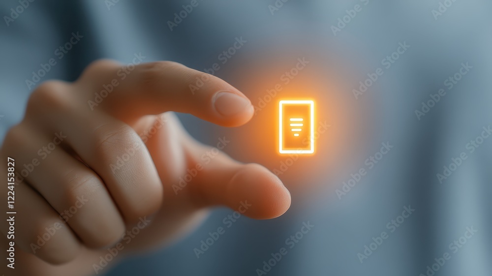 Hand switching light on or off, energy conservation and home electrical control Hand switching light on or off, energy conservation and home electrical control