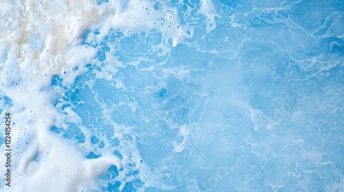 Blue and white marble background with water ripples creating a unique pattern and texture