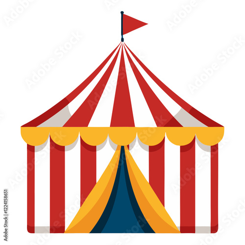 circus tent icon design