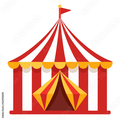 circus tent icon design