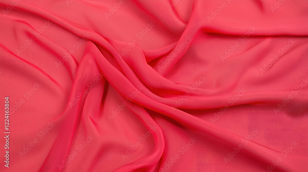 Coral fabric draped studio backdrop textile design Coral fabric draped studio backdrop textile design