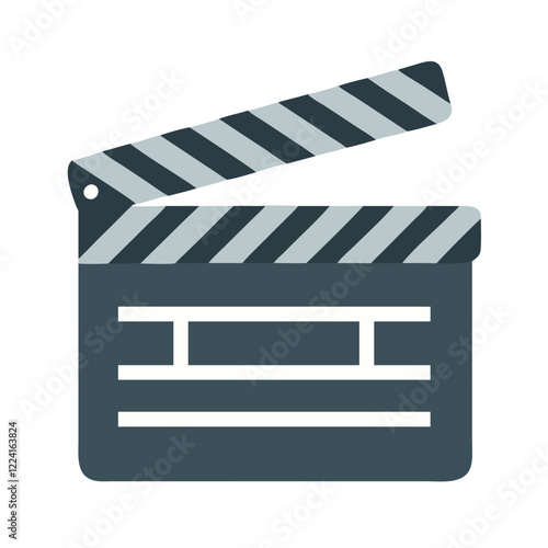 clapperboard icon design