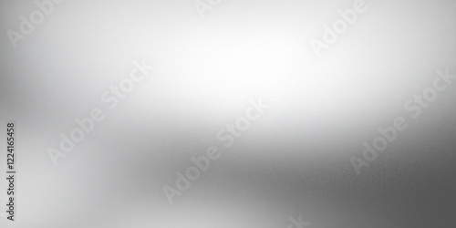 Smooth Silver Gradient Metallic Background with Subtle Texture Monochrome Grainy Aluminum 