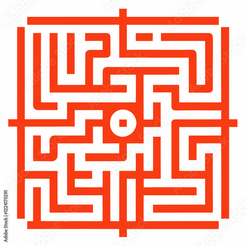 Complex Labyrinth Vector Design photo