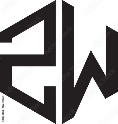 ZW Polygon logo.eps Free Download ZW Polygon logo.eps - GFXLoad