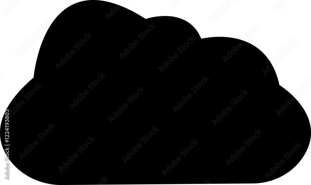 Black Cloud icon in trendy flat style. Cloud web icon. Cloud symbol for your web site design, logo, app, UI. Cloud shapes design . Data technology icon. Black Cloud icon in trendy flat style. Cloud web icon. Cloud symbol for your web site design, logo, app, UI. Cloud shapes design . Data technology icon.