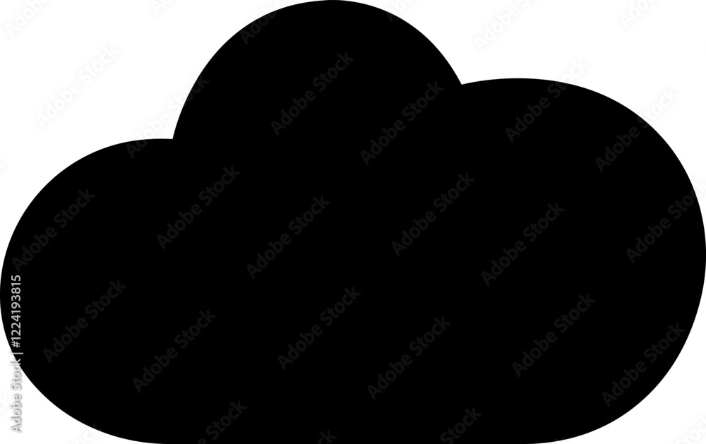 Black Cloud icon in trendy flat style. Cloud web icon. Cloud symbol for your web site design, logo, app, UI. Cloud shapes design . Data technology icon. Black Cloud icon in trendy flat style. Cloud web icon. Cloud symbol for your web site design, logo, app, UI. Cloud shapes design . Data technology icon.