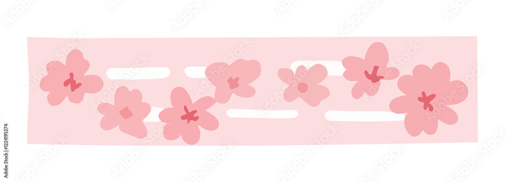 PNG Cute washi tape notes illustration, transparent background PNG Cute washi tape notes illustration, transparent background