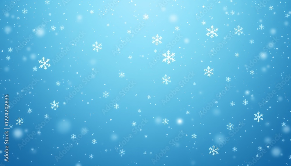 Winter Wonderland: A Festive Snowfall Background Winter Wonderland: A Festive Snowfall Background