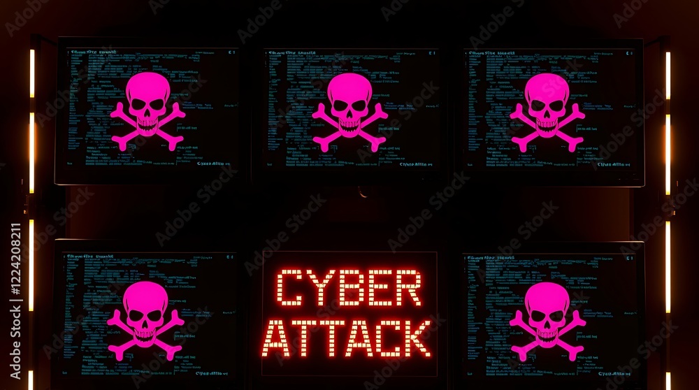 Cyber Attack Prevention & Security: Protect Your Data from Hackers, data breach, malware, ransomware, phishing, DDoS attack, online security, information security, cybercrime, cybersecurity awareness.