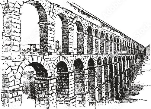 roman aqueduct
