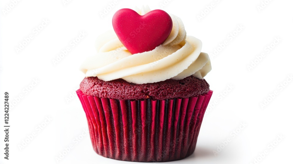 Delightful Red Velvet Cupcake with Cream Cheese Frosting Delightful Red Velvet Cupcake with Cream Cheese Frosting
