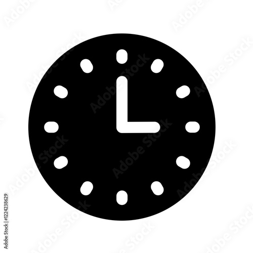 3 am/pm clock glyph icon