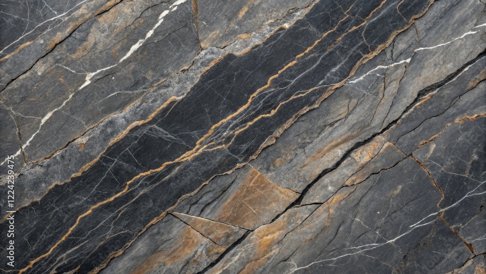 Naklejka premium Dark Stone Texture with Grunge Effect for Abstract Background Design and Art Projects