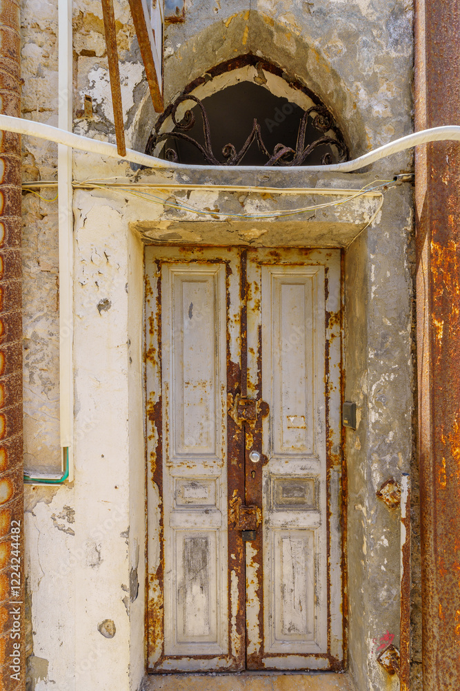Typical door, old city of Jaffa