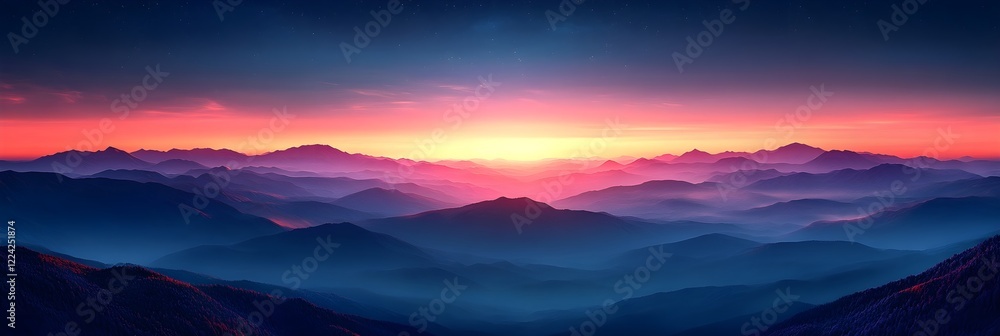 A gradient of bright summer blues fading into soft lavender twilight. A gradient of bright summer blues fading into soft lavender twilight.