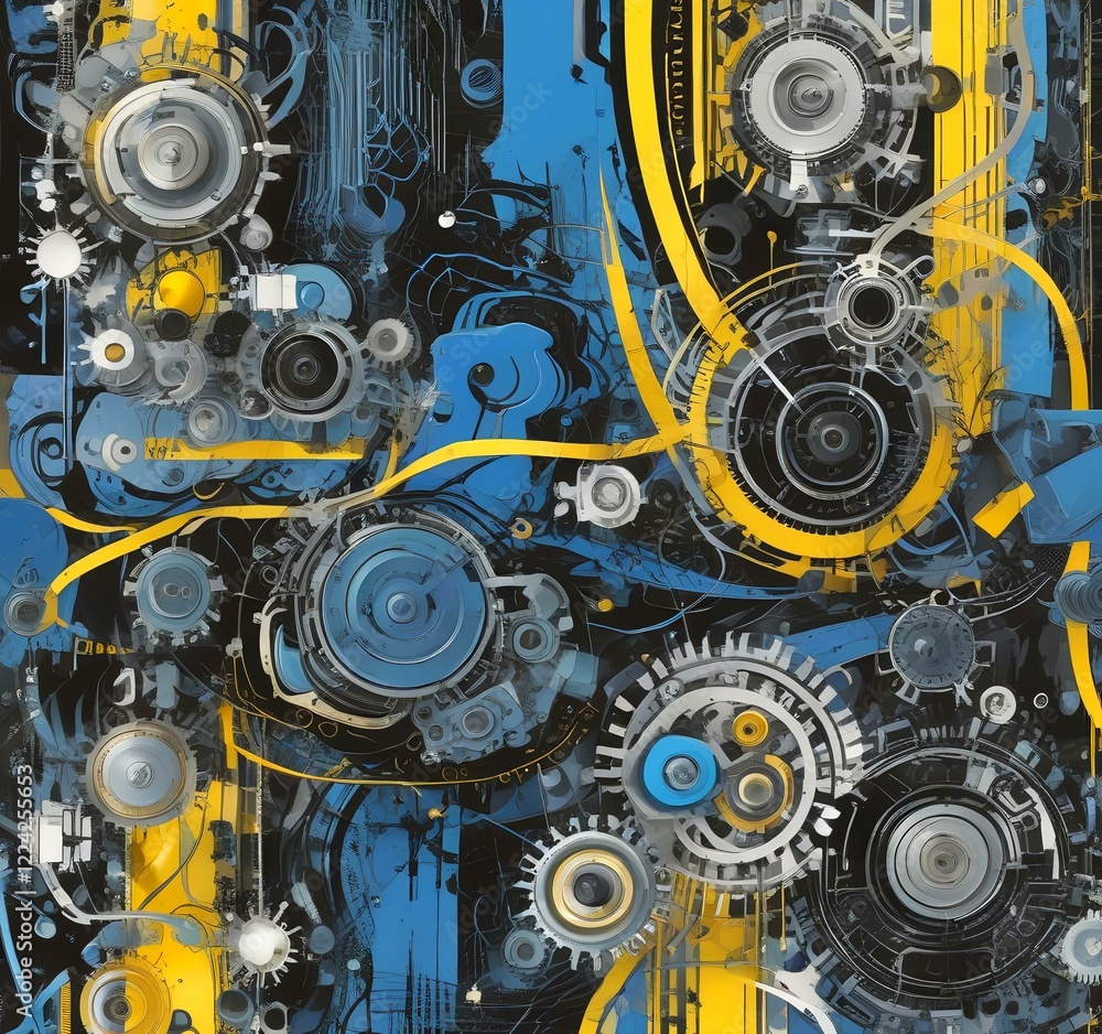 Illustration of abstract technology background. Illustration of abstract technology background.