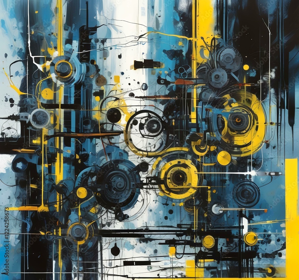 Illustration of abstract technology background. Illustration of abstract technology background.