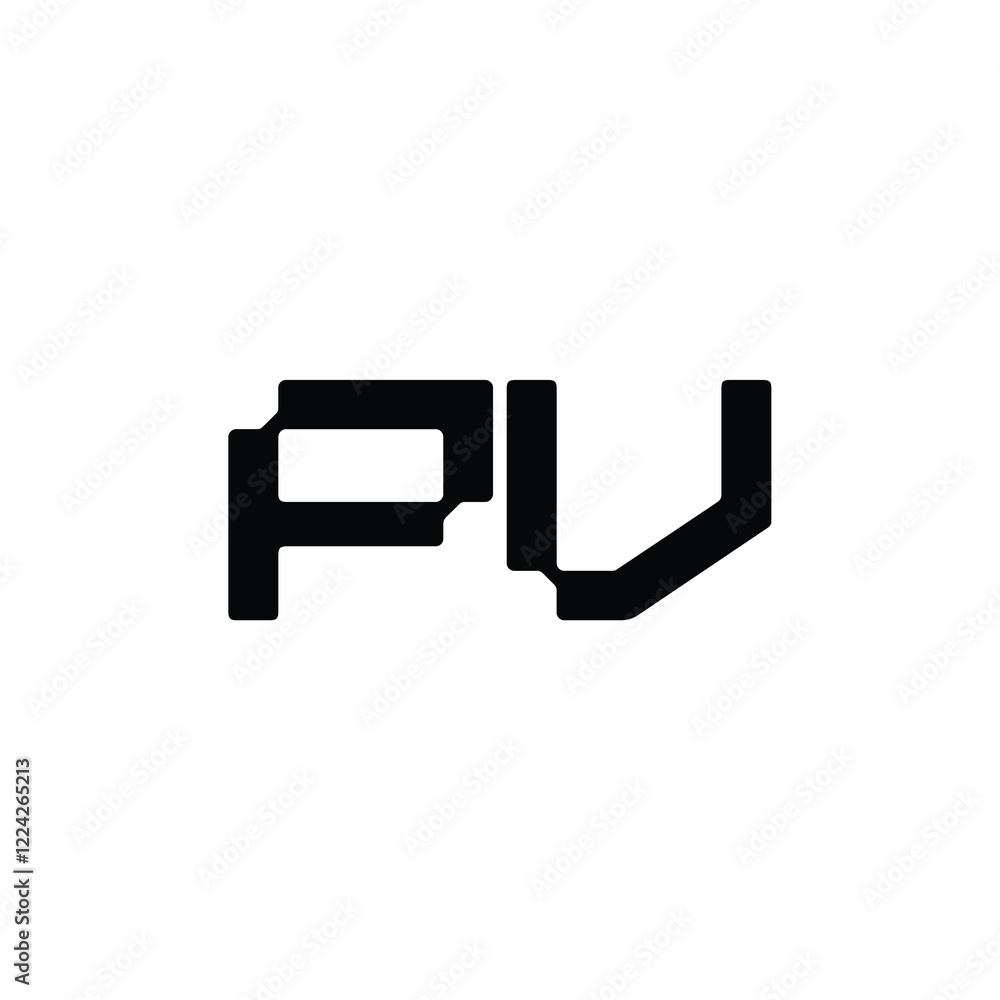 PV monogram logo design letter text name symbol monochrome logotype alphabet character simple logo PV monogram logo design letter text name symbol monochrome logotype alphabet character simple logo