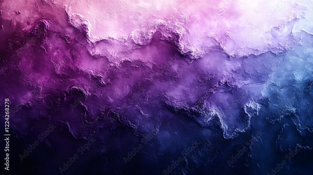 Obraz premium A gradient of moonlit white fading into cosmic violet.