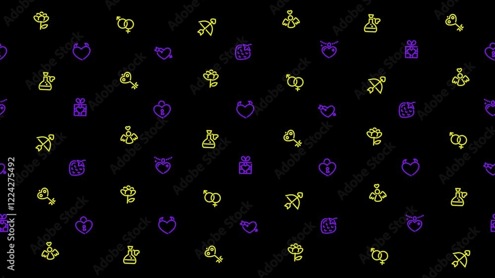 seamless pattern with hearts, for valentine's day seamless pattern with hearts, for valentine's day