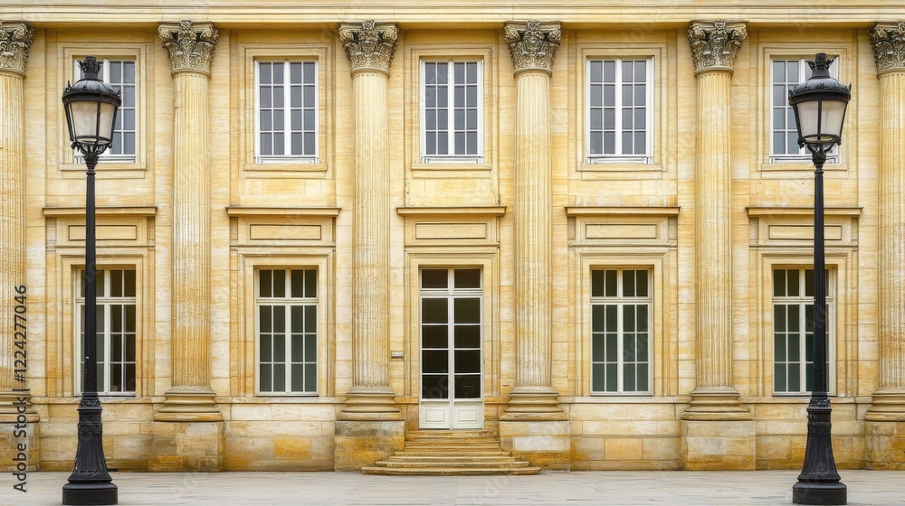 International court facade with grand architecture and flagpoles, symbolizing justice and global cooperation in resolving disputes. International court facade with grand architecture and flagpoles, symbolizing justice and global cooperation in resolving disputes.