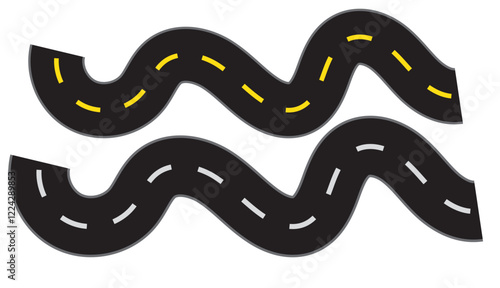 Road Icon, Vector Road Icon Eps10.