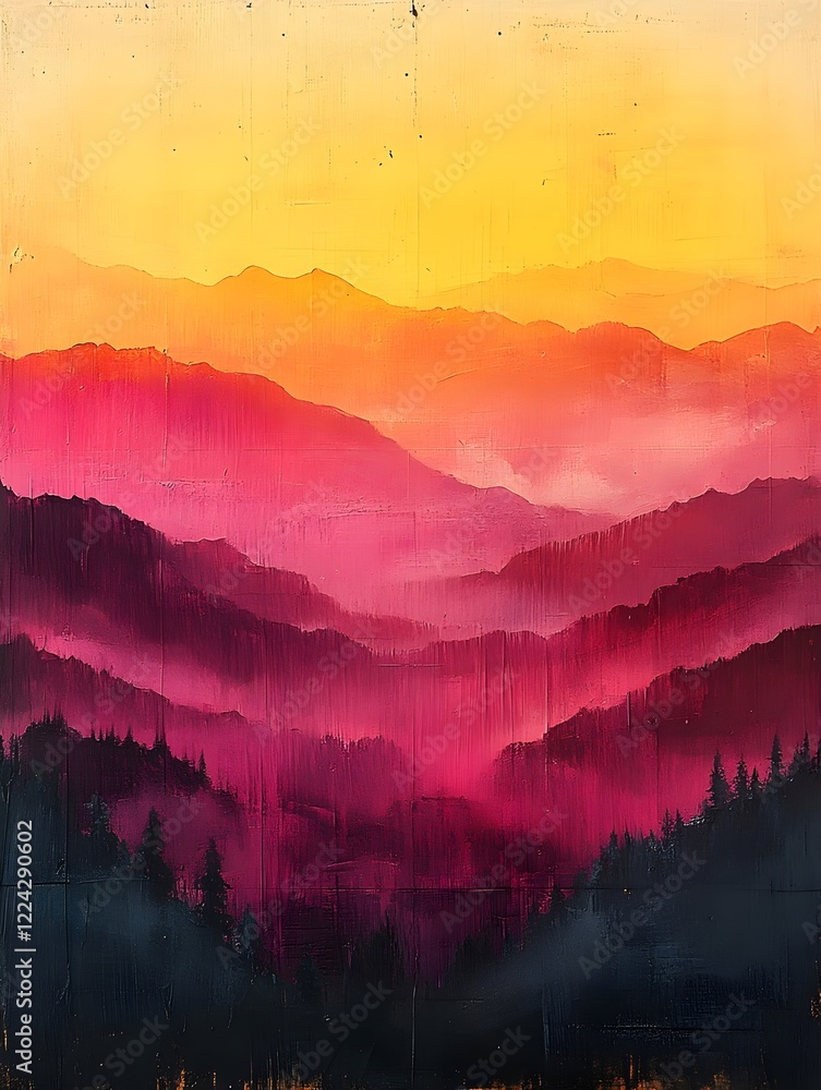 A gradient of vibrant fuchsia transitioning into soft sage. A gradient of vibrant fuchsia transitioning into soft sage.