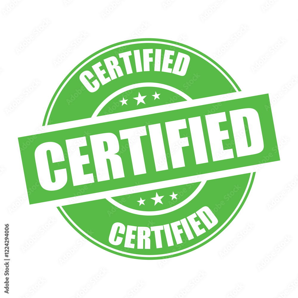 certified stamp sign symbol vector icon certified stamp sign symbol vector icon