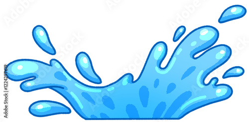 Wallpaper Mural Water drop illustration Torontodigital.ca