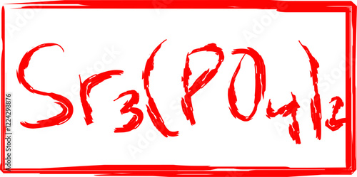 chemical formula for the strontium phosphate compound