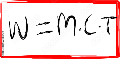 Physics formula for using an electric kettle