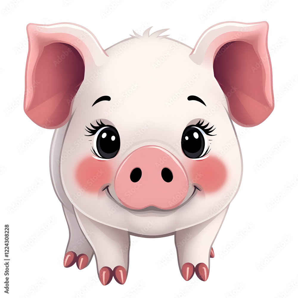 Fototapeta premium pig cartoon