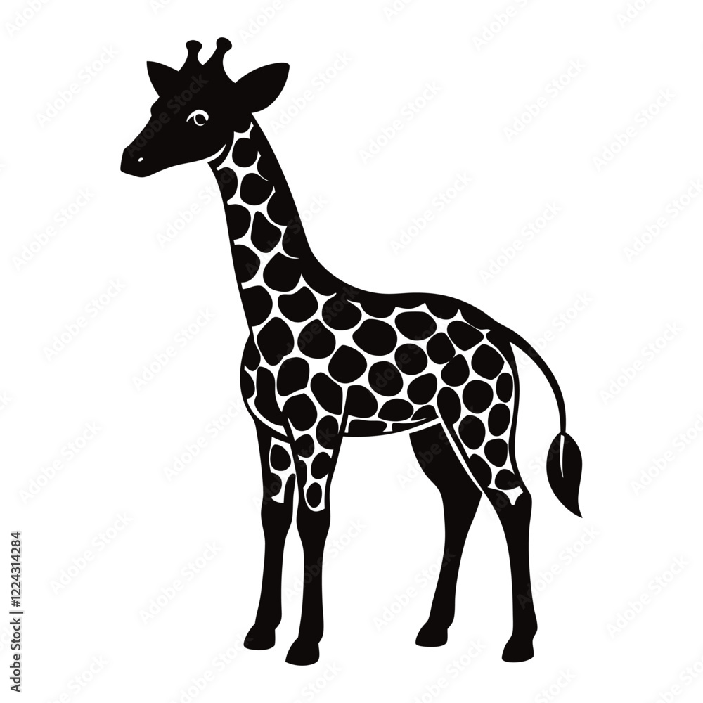 Obraz premium giraffe vector illustration