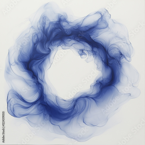 abstract background with waves, generative AI illustration
