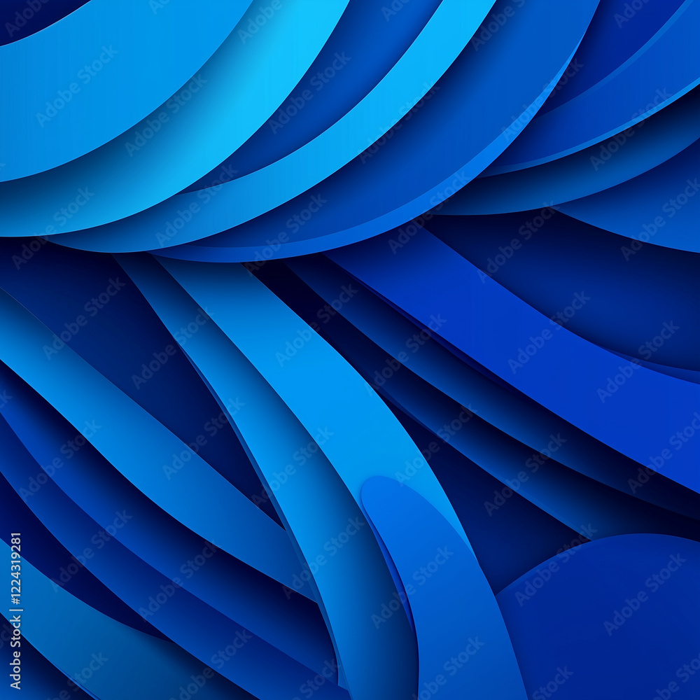 Obraz premium abstract background with waves, generative AI illustration