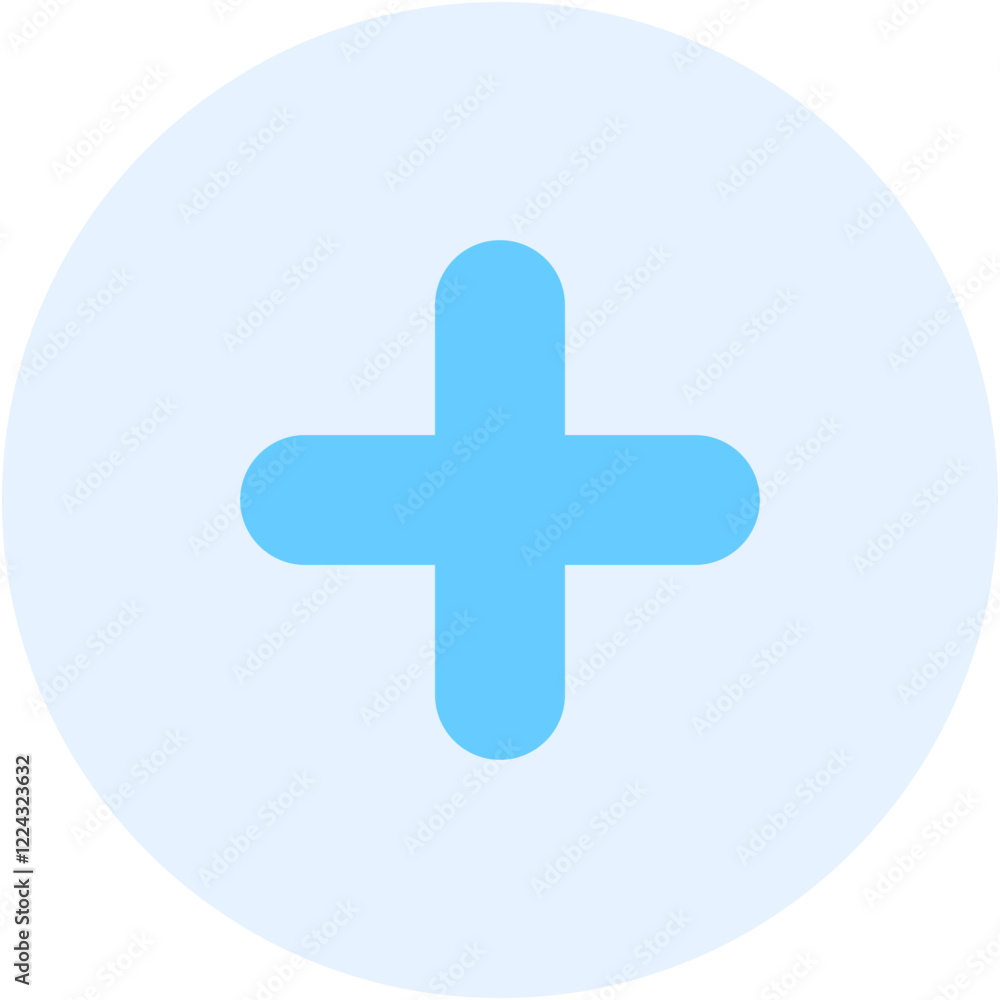Vector Icon Add, circle, plus, addition, new Vector Icon Add, circle, plus, addition, new