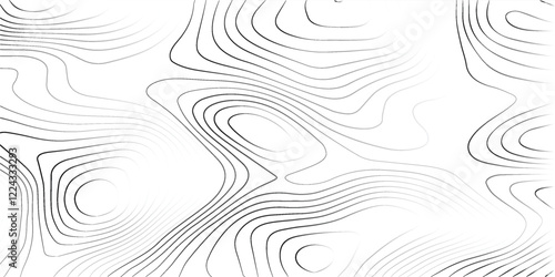 Topographic map vector background. Topo contour map on white background.
