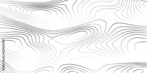 Topographic map vector background. Topo contour map on white background.
