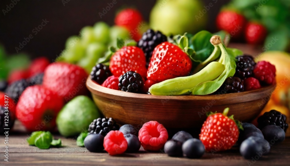 berries in a bowl berries in a bowl